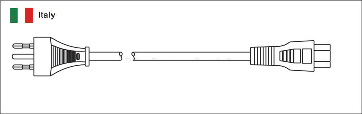 意大利IMQ插头配IEC 60320 C5电源线