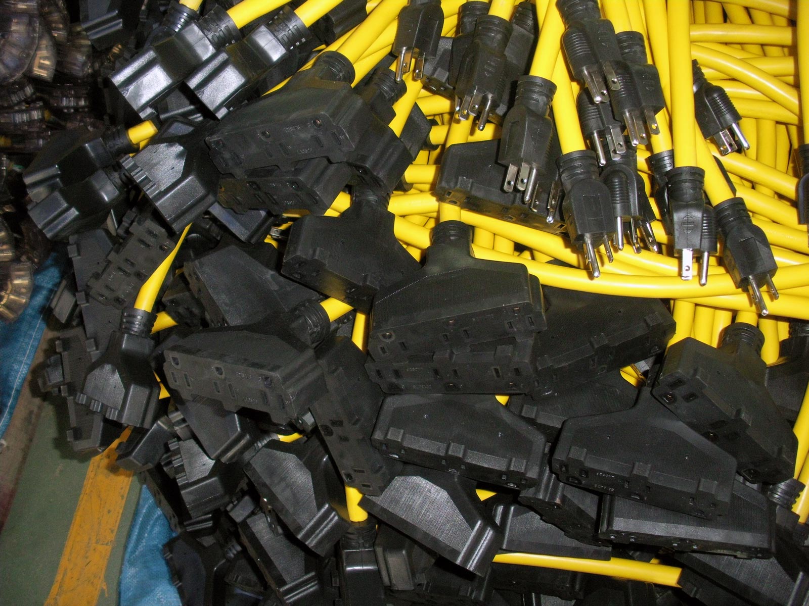 美国UL三位插座电源线户外延长线