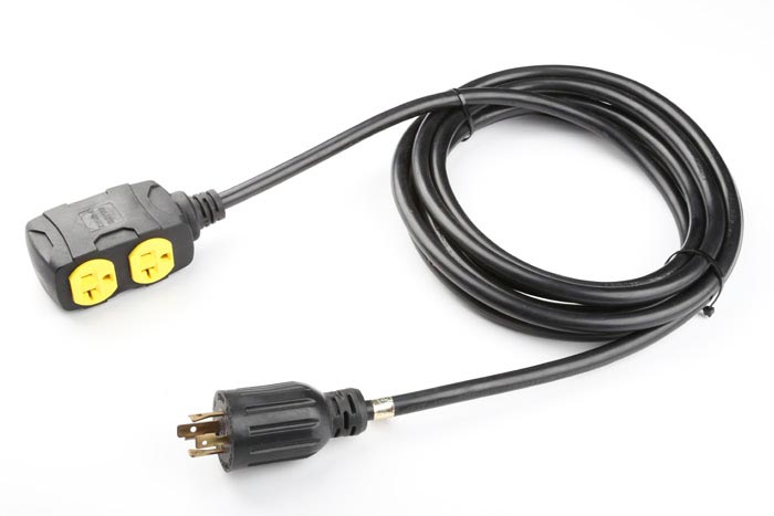 L14-30P自锁插头配NEMA 5-20插座延长线