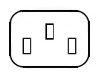 IEC 60320 C14 10A/250V 15A/125V连接器 IEC 60320 C14 10A/250V 15A/125V连接器