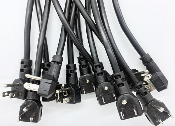 直角美国插头电源线 直角美国插头电源线