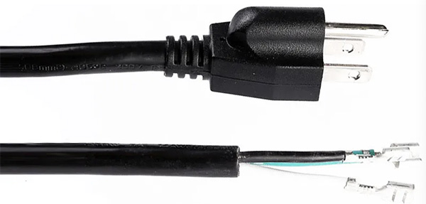 美国电源线尾部接线端子 美国电源线尾部接线端子