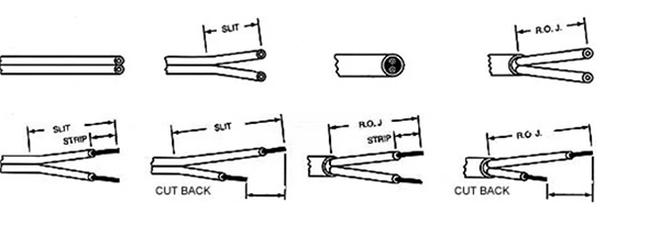 电源线尾部处理 电源线尾部处理