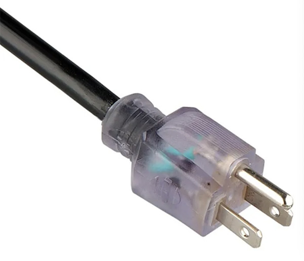 美国带LED灯插头 美国带LED灯插头