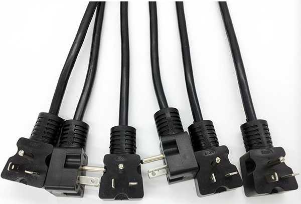 NEMA6-20P右弯插头电源线 NEMA6-20P右弯插头电源线