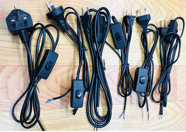 各国插头电源线与线上开关 各国插头电源线与线上开关