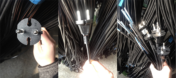 2芯韩国16A电源线 2芯韩国16A电源线